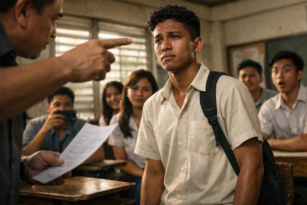 INAPI NG GURO ANG ITIM NA BINATA SA KLASE, PERO NAGULAT SILA NANG ...